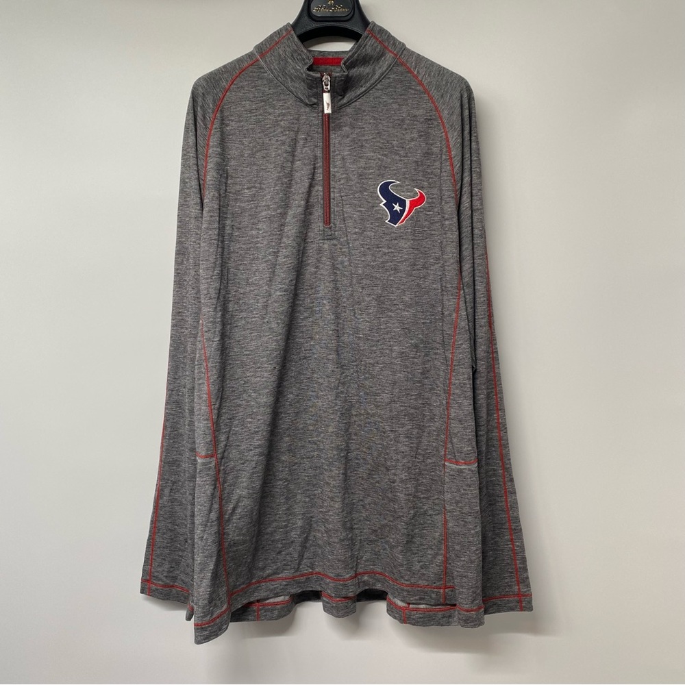 Tommy Bahama NFL Houston Texans Quarter Zip Pullover Sweatshirt, Size XL